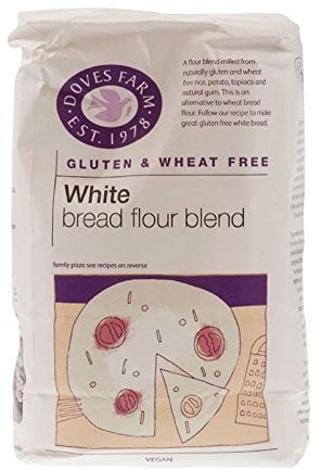 Doves Farm Gluten Free White Bread Flour 1 kg (Pack of 5)