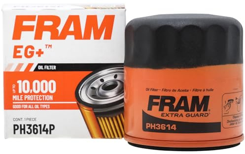 Fram Extra Guard PH3614 Motorölfilter für ausgewählte Fahrzeugmodelle, 10.000 Kilometerwechsel, Intervall, Intervall, Spin-On