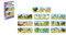 Janod - From 3 years old - Puzzle Trionimo - 10 Puzzles of 3 Pieces - 30 Pieces - Animals - Cardboard FSC - Memory and Association Games - J02710