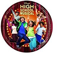 Disney - Piatto Carta Hsm - High School Musical - Party 19.5 cm