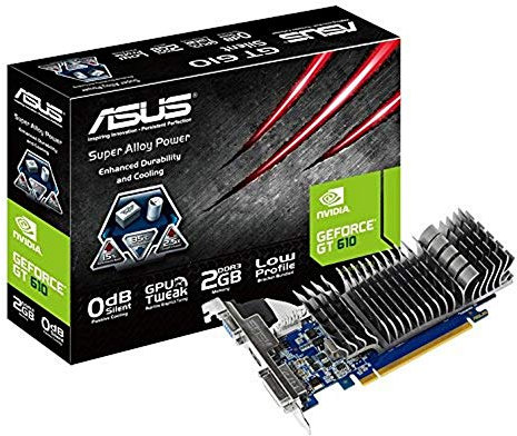 Asus GT610-SL-2GD3-L NVIDIA GeForce Grafikkarte (810MHz, DirectX 11, 2GB DDR3-Speicher, VGA, DVI, HDMI)
