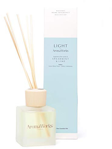 AromaWorks Light Reed Diffuser 100ml, Spearmint & Lime