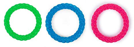 Toyz gedrehter Ring, blau/grün/rosa