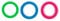 Petface (Toyz by Petface) Twist Ring Dog Toy, Blue/Green/Pink (One Colour Supplied at Random)