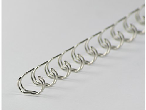 r&b 23RM79-BR Drahtbinderücken 23 Ringe 7.9 mm, 5/16 Zoll, 2:1 Teilung, 100 Stück, brilux