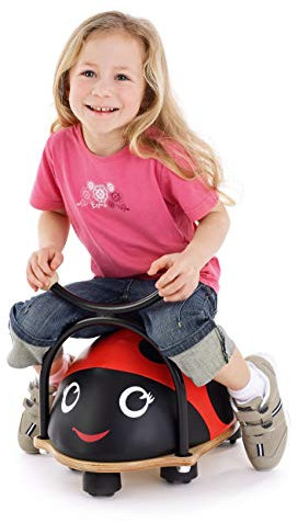 SportFit 676-57 Rutschspielzeug Marienkäfer Rutscher, Kinderrutscher, Rutschfahrzeug