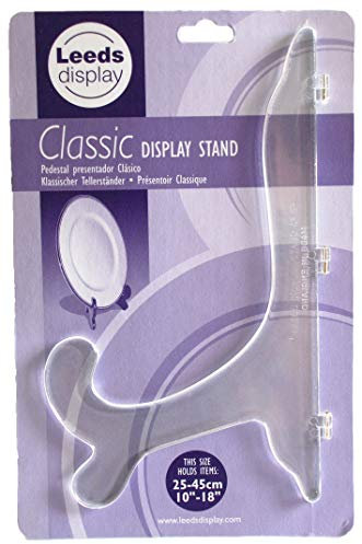 Leeds Display : CS11CL : Classic Display Stand : Clear : Large 27.5cm/ 11 : Plate, Picture Support