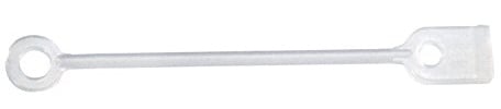 Comair 3011649 Ersatzbänder Silikon, 50er Beutel rund/lang hitzebeständig, 7.5 cm