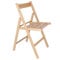 Mueblear 19016 Klappstuhl aus Holz, 43 x 46 x 79 cm Vernis