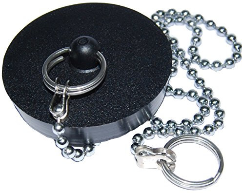 Boutté 3179692 BCE57 Bouchon d'évier grès caoutchouc ø 57 Chaîne 30 cm