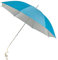 Sombrilla con protección UV, para jardín, terraza, balcón, playa, con tornillos y abrazaderas para ajustar en la silla, parasol, paraguas, Blau 147400