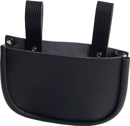 JOB Nageltasche einfach Zunft Zubehör Zimmerer Dachdecker Leder Echtleder schwarz