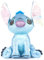 Stitch Peluche Glitter Ball avec sons - Lilo et Stitch - Couleur Bleu - Hauteur 28 cm