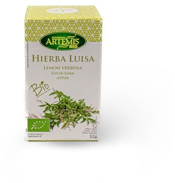 Artemisbio Hierba Luisa Eco 20 Filtros Filtros Infusiones Artemisbio 300 g
