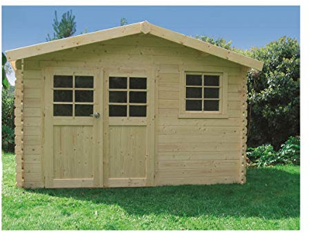 SOLID SUPERIA Abri de Jardin Chimay Autoclave Bois 298 x 358 x 239 cm S8275-1