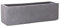 VIVANNO Jardinière Balcon Jardinière Béton Gris FLOBO - 18x60x18 cm