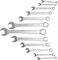 BGS 1194 | Maul-Ringschlüssel-Satz | 12-tlg. | SW 6 - 22 mm | Gabelringschlüssel