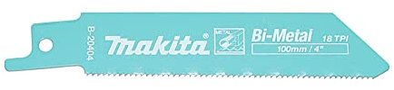 MAKITA B-20404 - Hoja sierra de sable para metal 100 mm 18 tpi eSPecial herramientas a bateria