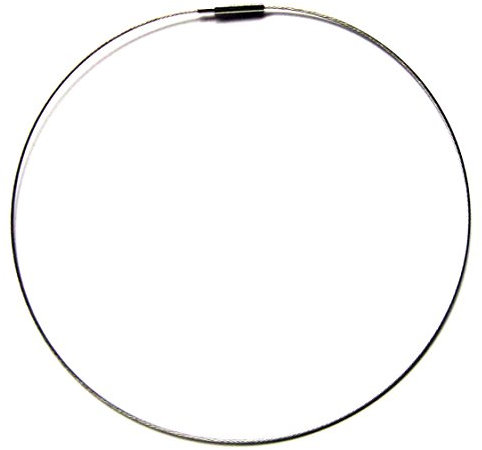 Halsreif Stahlreif mit Drehverschluß 42 cm