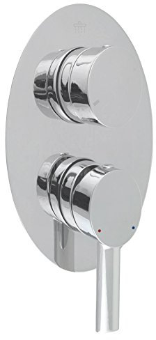 Welfenstein Unterputz Armatur mit 3-Wege Umsteller H-FA34X63 oval Dusche Wanne