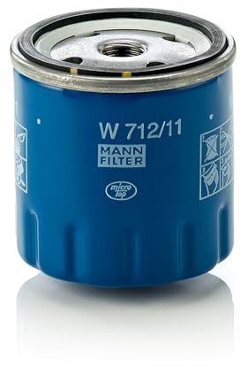 MANN-FILTER W 712/11 Oil Filter - for Cars + Transporters | For Passenger Cars, Highest Filtration Performance, Engine Protection, High Quality Sealing, True OE Engineering