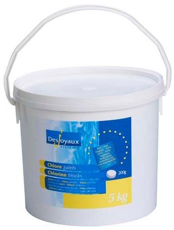 Desjoyaux Pools - Slow Release Chlorine Tablets 5kg ā Long Lasting Stabilised Pool Chemicals for Swimming Pools, Hot Tubs & Spas ā Kills Bacteria, Maintains Crystal Clear Water, Easy Pool Treatment