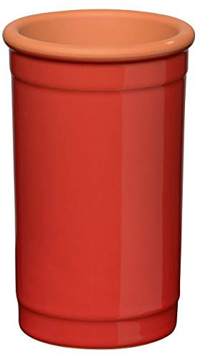 Premier Housewares Wine Cooler, Red, Clay, 13 x 13 x 20 cm