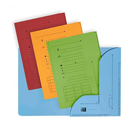 L'Oblique 19847 Pack de 25 Chemises Kraft L'oblique Hv 235 x 320 mm 240 g Rabats Intérieurs Indexation Tonique