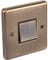 Antique Brass 2 Gang Light Switch (Windsor)