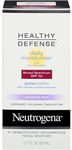 Neutrogena Healthy Defense Feuchtigkeitscreme, tägliche Anwendung, mit PureScreen, SPF 50, 50 ml, 1 Pack