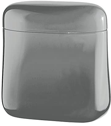 Guzzini Barattolo Caffe Gocce, Grigio Cielo, 14 x 8.5 x h14.5 cm