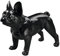 HUNTER Dekofigur Französische Bulldogge, stehend, 52 x 25 x 41 cm, Schwarz