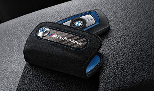 BMW 82-29-2-355-518 Performance Alcantara-Leder Schlüsselbox, Größe M, Schwarz