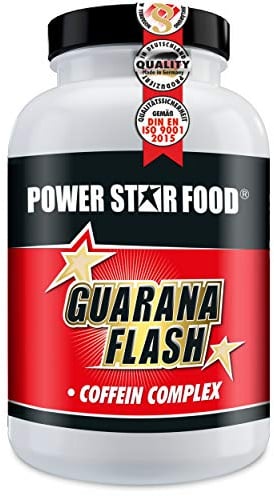 GUARANA FLASH | Dose 60 Kapseln | Aufmerksamkeit | Ausdauerleistung | Ausdauerkapazität | In Pharmaqualität | Made in Germany