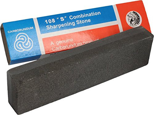 CARBORUNDUM Messer Schleifstein [ 108S ] Schärfstein Wetzstein 200x50x25mm