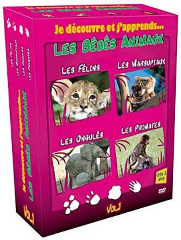 Coffret je découvre les bébés animaux 2, vol. 1 - Coffret 4 DVD [FR Import]