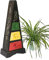 DanDiBo Cargo Loft Pyramide Celtic 60 cm Bunt Kommode mit 3 Schubladen Schrank aus Holz