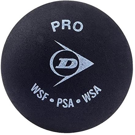 DUNLOP Dunlop D N 1SR Squashball, Schwarz - Einzelball