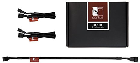 Noctua NA-SEC1, 4-Pin Extension Cables (30cm, Black)