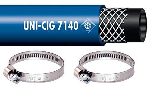 Schlauch Gas Flüssigkeit IMQ mm.8 x 13 (von Mt.2) mit 2 Schellen