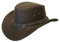 Unisex Braun Leder Busch Safari Aussie Cowboyhute Stil Klassische Western Outback Hut XXL