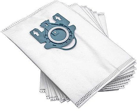 vhbw 10x sacchetto compatibile con Miele Pacific Power, Parkett & Co 1800 aspirapolvere - microfibra, 27,5cm x 18cm Bianco