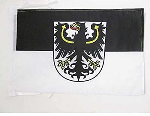 AZ FLAG - Flagge Ostpreußen - 45x30 cm Mit Kordel - Ostpreussen Fahne 30 x 45 cm - Flaggen