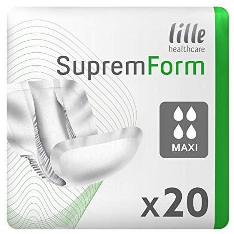 Lille Healthcare Suprem Form Incontinence Pads - Maxi (1 Pack of 20)