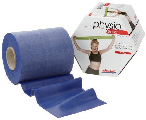 Deuser Unisex – Erwachsene Physio Band 27 m x 15 cm Rolle zum Zuschneiden, Blau-Stark, 25m lang, 150mm breit