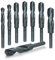 HILTEX 10005 - Juego de brocas jumbo Silver & Deming, 8 piezas, vástago de 1/2 pulgada, juego de brocas grandes industriales de 9/16 pulgadas a broca de 1 pulgada, brocas de metal para acero, brocas