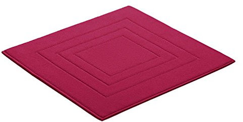 Vossen Badeteppich Feeling Cranberry 60 x 60 cm