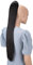 CAISHA 70cm Extralang Clip On Haarteil Zopf Pferdeschwanz Hitzebeständig Synthetik Glatt Braun H79