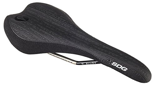 Sdg Unisex 08054 Circuit MTN ti-Alloy Schiene Sattel, schwarz