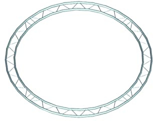 ALUTRUSS BILOCK Element f.Kreis 2m innen horiz.90°